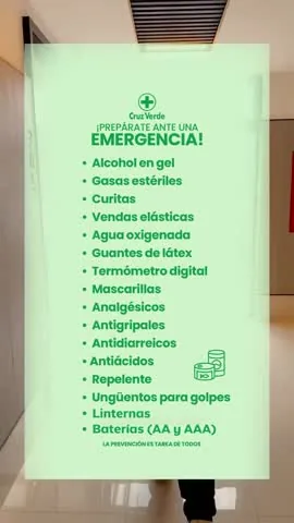 Farmacias Cruz Verde, video para redes sociales: lista de productos para prepararse ante una emergencia